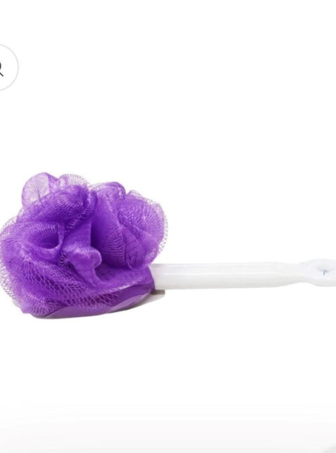 Lollipop Soft Mesh Pouf Bath Brush